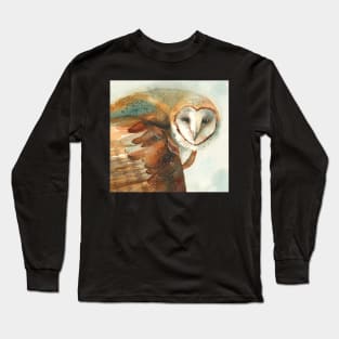 Barn Owl Sees You Long Sleeve T-Shirt